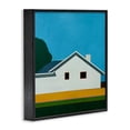 thumbnail image 2 of Stupell Industries Mid-Century Sunkissed Suburbia House Black Framed Giclee Art, 12 x 12, by Jan Weiss, 2 of 8