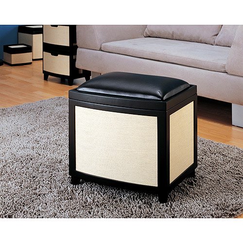 Jute Ottoman, Natural