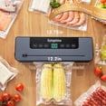 thumbnail image 3 of USIONE Storage Vacuum Sealer Machine- 75 Kpa 6-in-1  Compact Vacuum Sealer for Food with Digital Timer, Dry/Moist Food Modes & 100 Bags, Built-in Cutter (Sliver), 3 of 7