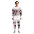 thumbnail image 2 of Lvotionpl 2026 Match Family Christmas Pjs, Matching Christmas Pajamas Long Sleeve Top & Pants Set Matching Holiday Family Pajama Xmas Sets, 2 of 4