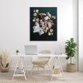 thumbnail image 2 of Woman Rose Floral Arrangement Botanical & Floral Graphic Art Gallery Wrapped Canvas Print Wall Art, 2 of 7