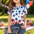 thumbnail image 2 of CCRFTGI Usa Flag Shirts for Child Boys Girls Size 10-12 Patriotic Cute Tops 4th Of July American Flag Stars Outfits July 4th Celebration Summer Tops Festival T-Shirts Wine 2-3 Years, 2 of 7