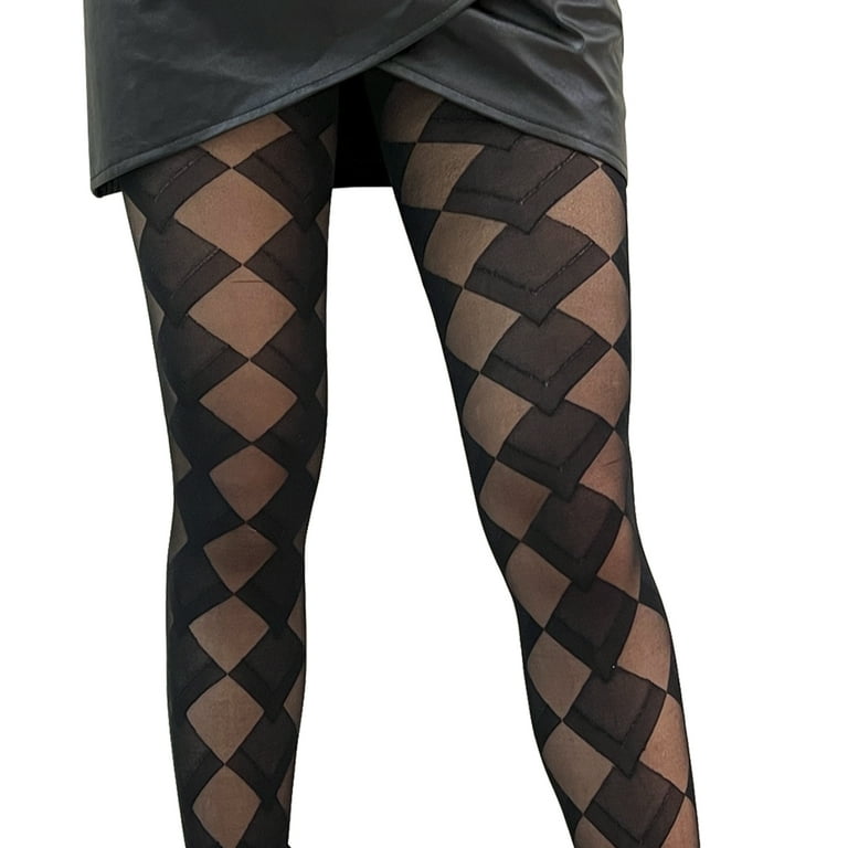 Diamond Net Tights Adult Black Diamond Net Tights Adult Black