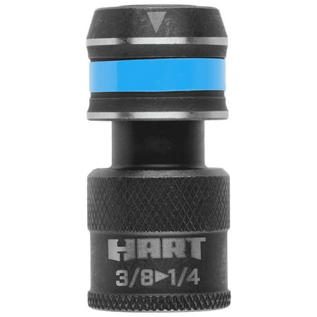 HART 3/8-inch Drive to 1/4-inch Drive Quick Release Interchangeable Impact Adapter, New Condition