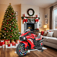thumbnail image 1 of Motocicleta eléctrica para niños YIYI 12V con manillar de carreras color rojo, 1 of 9