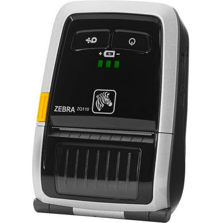 Zebra ZQ110 Mobile Direct Thermal Printer, Monochrome, Portable, Label Print, Battery Included