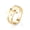 Gold, variant on Titanium Steel Cross Ring Women's