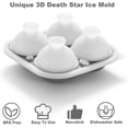thumbnail image 3 of Molde de Hielo 3D Estrella de la Muerte en Silicona para Cócteles y Whisky Ideal Regalo para Fans, 3 of 6