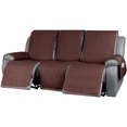 thumbnail image 1 of Housse de Sofa Inclinable, Housses de Canapé Inclinable, Housse de Canapé Inclinable à Mouvement Protecteur de Meuble avec Sangles Élastiques (3 Places Standard, Chocolat, 1 of 6