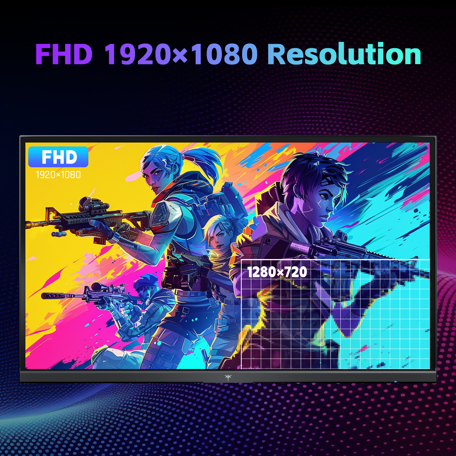 KTC 24 Inch Computer Monitor, FHD 144Hz Office Gaming Monitor, IPS, Adaptive-Sync, HDMI & DP Port, 1500:1 Contrast Ratio, Blue Light Filter, Tilt Adjustable, H24B9S