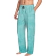 thumbnail image 6 of Rocae Blue And Turquoise Mens Pajama Pants Pj Pants Mens Lounge Pants-XX-Large, 6 of 6