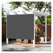 Shade Cloth 5'x8'FT Sun Shade Screen Fabric HC-077 Shade Cover Tarp with Grommets for Pergola Backyard Garden,Dark Grey 0 5'×0 8'