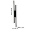 thumbnail image 3 of SIYTUAU Modern Led Wall Sconce Light Mood Ambiance Light Bedroom Background Wall Lamp Decorative Accent Lighting Fixture Led Wall Mount Light Contemporary Room Decor Light Multicolor, 3 of 3