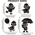 thumbnail image 3 of 1Pc Duck Painting Stencil Drawing Template for Crafts Wall Furniture Home Decor 15.7x23.6inch, 3 of 9