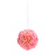 thumbnail image 1 of Bola de rosas artificiales románticas para colgar, ideal para decoración de bodas y fiestas (rosa intenso)., 1 of 6