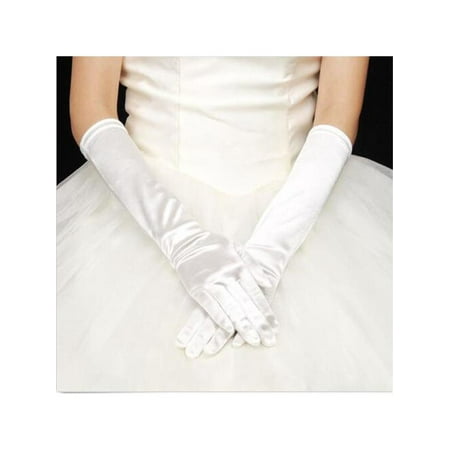 Ladies Bridal 16' Satin Gloves - 22