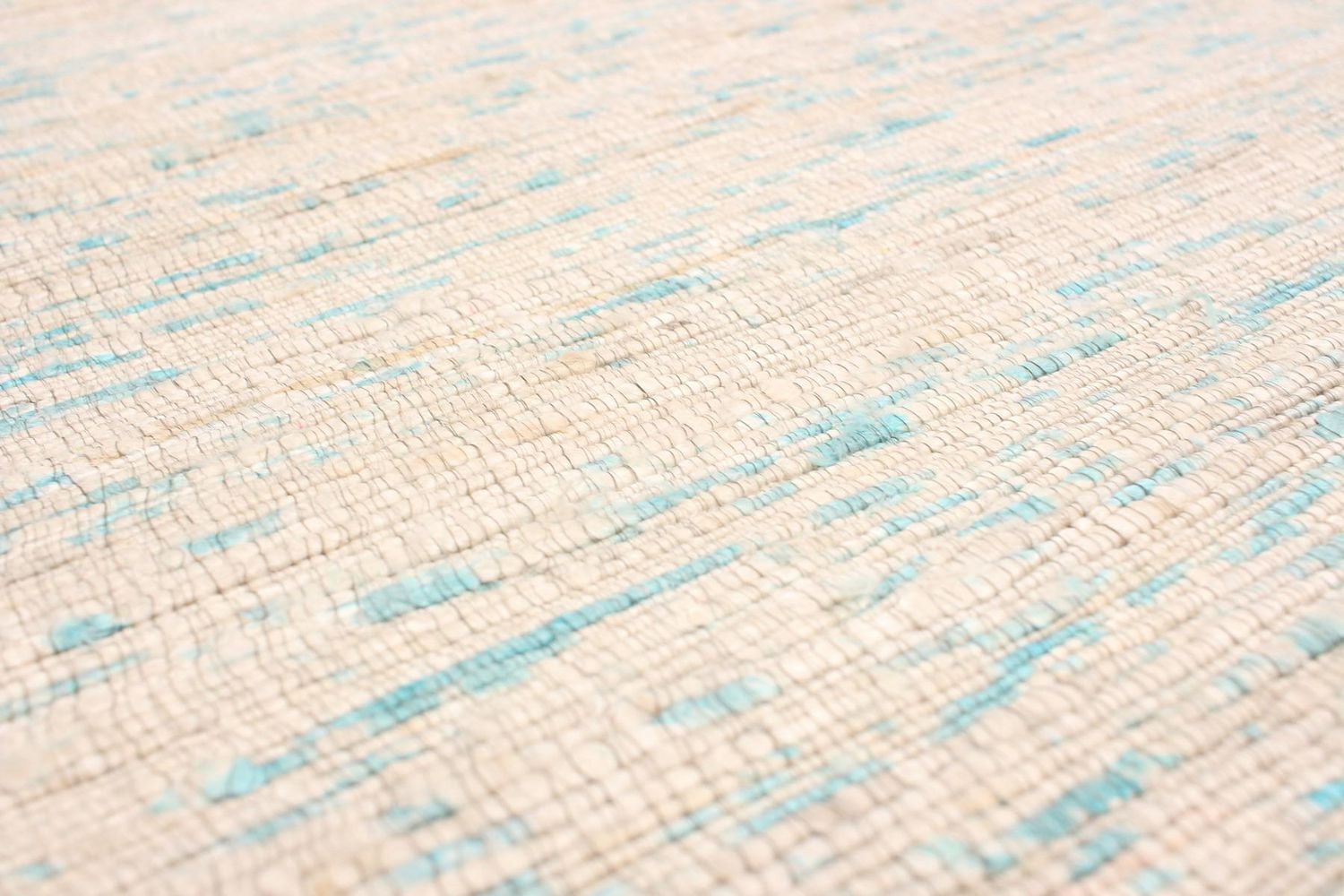 ECARPETGALLERY 5'1" x 8'0" Transitional Collage Handmade Area Rug for Living Room, Dining Room and Bedroom in Ivory