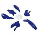 thumbnail image 3 of Kit de carenado de plástico para moto de cross, 7 Uds., juego de carenado para carrocería, accesorios de motocicleta de repuesto para KLX110 KX65Blue, 3 of 14