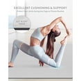 thumbnail image 2 of CAMBIVO Large Yoga Mat 6'x 4' Extra Wide Fitness Mat, Thick Exercise TPE Mat, 6mm, 2 of 7