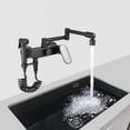 Kitchen Mixer Tap Wall Mounted Kitchen Taps Folding Hot and Cold