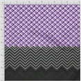 thumbnail image 2 of oneOone Georgette Viscose Fabric Chevron & Triangle Panel Printed Fabric 1 Yard 42 Inch Wide, 2 of 3