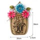 thumbnail image 2 of Colgante De Madera Con Diseño De Letras Y Flores, Letrero De Pared, Adornos Decorativos Para El Hogar, Oficina, Cafetería, Tienda Guardurnaity HA022739-00, 2 of 7