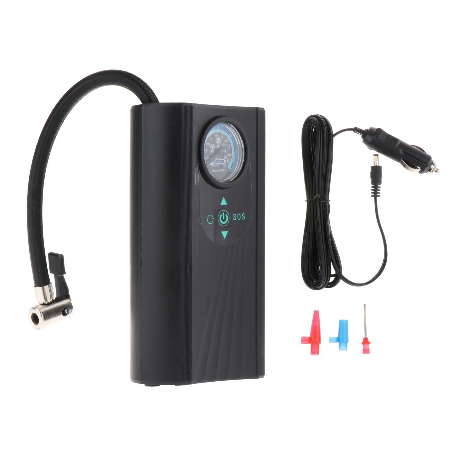 funtasica Tire Inflator Air Pump Cordless Tire Pump Multipurpose 12V DC Portable Air Compressor Car Accessories for Ball Motor Car