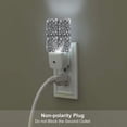 thumbnail image 5 of Sikiie simple white Snowflake Led Night Light, Warm White,Cool White Lights for Bathroom,Hallway,Bedroom, Kids Room-EU, 5 of 7