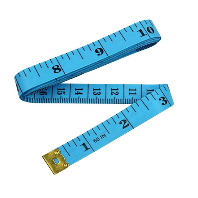 Cqxid Règle à Moins de 5$ Règle Blanche avec Pieds/pouces Bande Mesure Couleur Cuir Souple Règle Couture Douce Règle de Mesure Vêtements