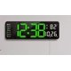 thumbnail image 1 of Reloj digital, pantalla de hora y temperatura, reloj de diseño moderno con regulador automático de brillo para adaptación de día a noche, temporizador y función de cuenta regresiva para una, 1 of 5