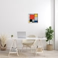 thumbnail image 5 of Stupell Industries Composition in Red Yellow Blue Black Piet Mondrian Classic Abstract Painting Painting White Framed Art Print Wall Art, Design by one1000paintings, 5 of 5
