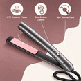 thumbnail image 4 of Suproot® Hair Straightener and Curler 2 in 1, Professional Ceramic Tourmaline Ionic Flat Iron for Hair, Adjustable Temperature Hair Straightener with Floating Plates, 360° Swivel Cord For Different H, 4 of 7