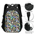 thumbnail image 3 of Fotbe Colored Glass Mochila con Estampado y Puerto USB para Hombre y Mujer, Mochila Antirrobo, Mochila de Viaje, Mochila Escolar, Mochila Universitaria, 3 of 7