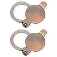 thumbnail image 1 of Uxcell 5/8 Pouces Housse de Visualiseur de Porte en Cuivre pour Maison Appartement Hôtel, Bronze Rouge 2 Pcs, 1 of 6