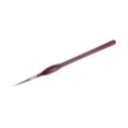 thumbnail image 3 of Pintura Pinceles 9mm Punta Punta 184mm Longitud Nylon Pelo Detallado Pintura Pincel para Acuarela Óleo Acrílica Pintura(0#), Rojo, 3 of 7