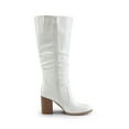 thumbnail image 2 of DREAM PAIRS Women's Knee High Slouch Boots Side Zipper Chunky Heel Tall Boots with Buckle, 2 of 6