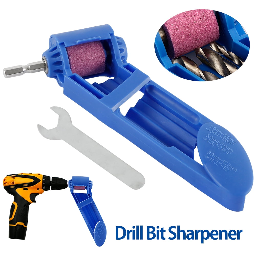 Portable Drill Bit Sharpener Sharpening Tool Corundum Resisting Grinding Wheel