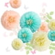 thumbnail image 1 of Fonder Mols - Flores de papel para decoraci&oacute;n de pared, tel&oacute;n de fondo de boda, arco, baby shower, cuarto de beb&eacute;, decoraci&oacute;n de pared (juego de Fonder Mols NA, 1 of 6