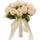 thumbnail image 1 of Ramo de novia de imitación de rosas, ramo de novia con flores, suministros para bodas, 1 of 6