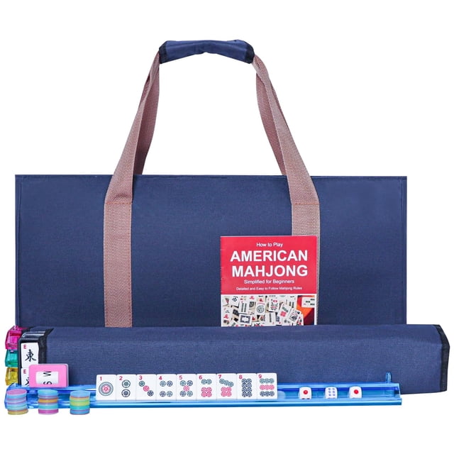 Juego de mahjong GUSTARIA American 166 fichas con bolsa de transporte
