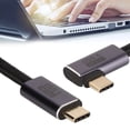 thumbnail image 4 of Cable Tipo C De 90 Grados, Cable De Datos De Codo Tipo C De Carga Rápida De 100 W Flexible Para Tabletas Mgaxyff 50 cm/19,7 pulgadas, 4 of 8