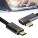 thumbnail image 5 of Cable Tipo C De 90 Grados, Cable De Datos Tipo C De ángulo Recto Flexible Proceso De Chapado En Oro Plug And Play De Alta Resistencia Para Teléfonos Móviles Octpeak 50 cm/19,7 pulgadas, 5 of 8