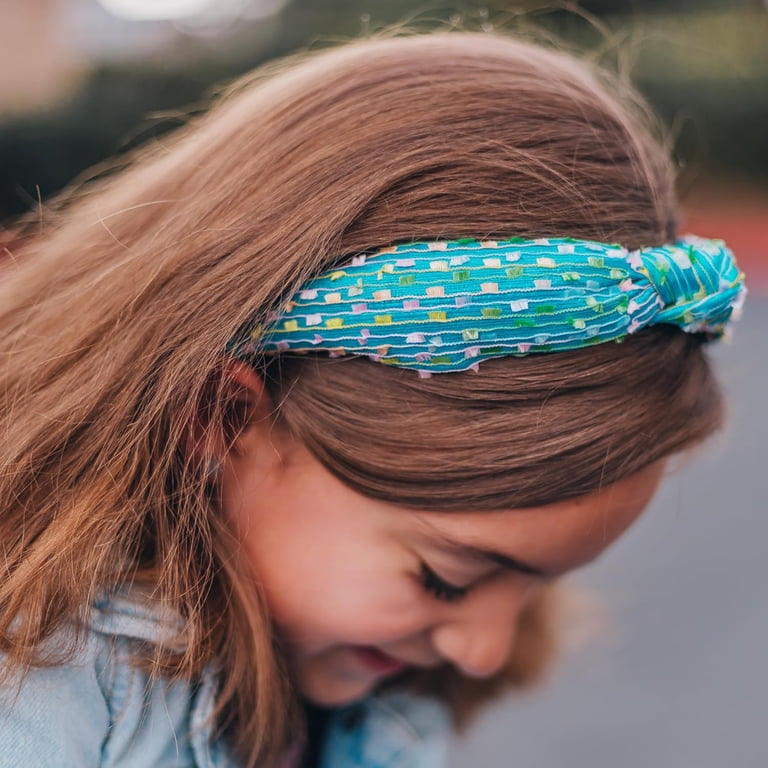 FROG SAC Confetti Knotted Headband for Girls, Knot Hair  display picture 2