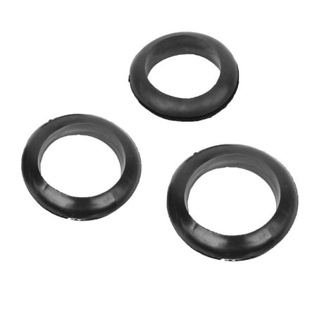 

Unique Bargains 38mm Black Oil Resistant Armature Rubber Grommets 3 Pcs