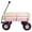 Pink, variant on Hassch Outdoor Wagon Carrier Trolley Pulling Utility All Terrain Cart 178lbs Load with Wood Railing, Red