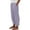 Purple 1, variant on hotojiny Wide Leg Pants for Womens Elastic Waisted Cropped Casual Trousers Striped Loose Beach Pants with Pockets