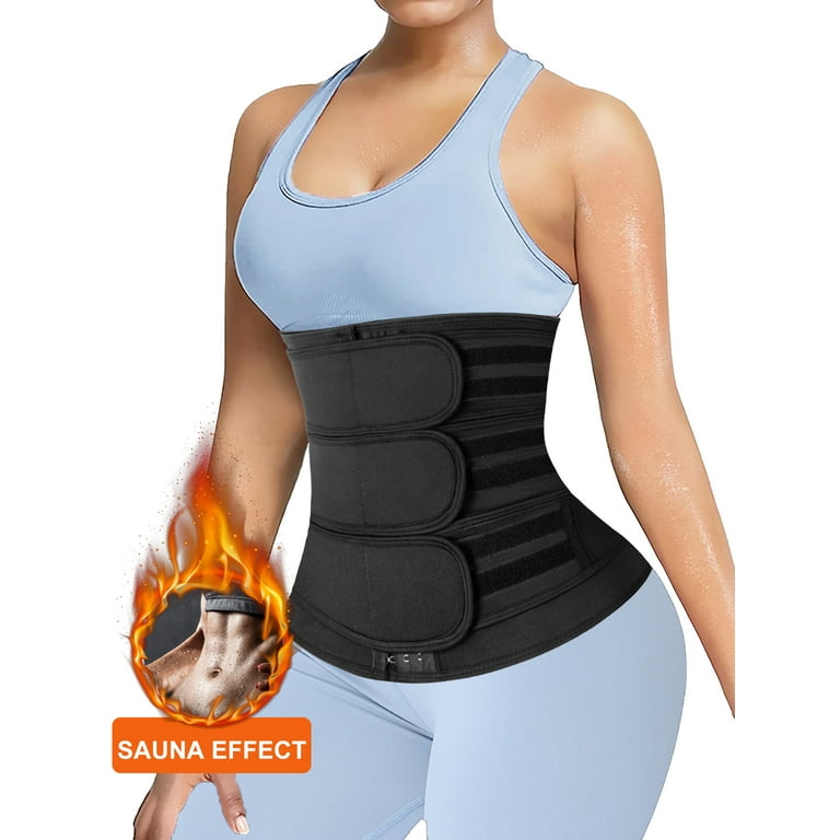 QRIC Women's Waist Trainer Corset Trimmer Belt Waist Cincher Slimming Body  Shaper Sports Weight Loss Shapewear 