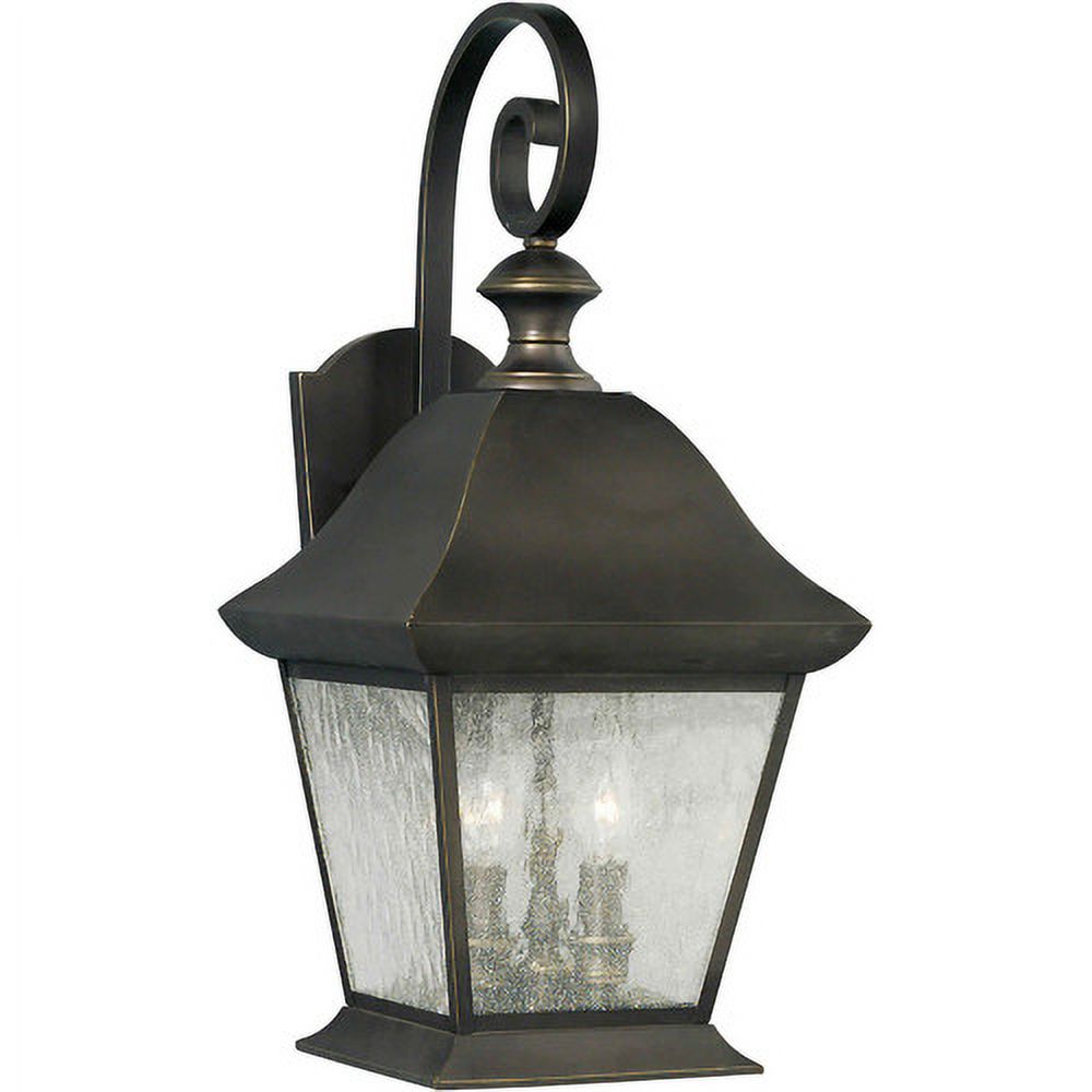 Forte Lighting - Turner - 3 Light Outdoor Wall Lantern-20.25 Inches Tall and 9 - image 2 of 2