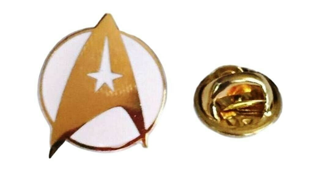Star Trek Movie Federation Chest Insignia Deluxe Metal Cosplay Pin 