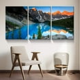 FCCUYE - 3 Panel Canvas Wall Art Prints for Living Room - Landscape of ...